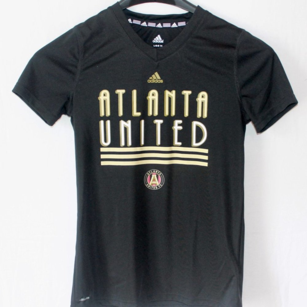Adidas Atlanta United V Neck T - Shirt